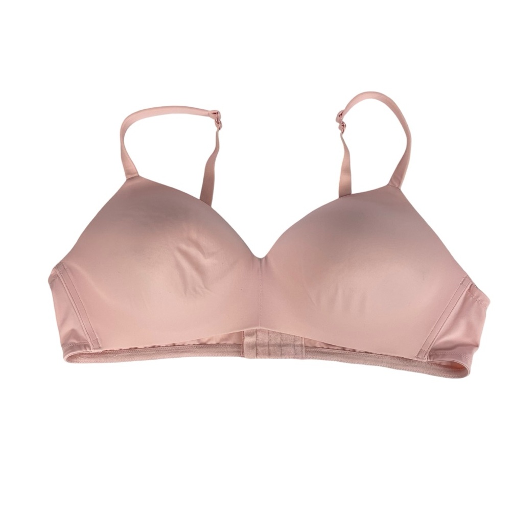 Cacique Lane Bryant Light Pink Padded No-Wire Bra Size 46C‎